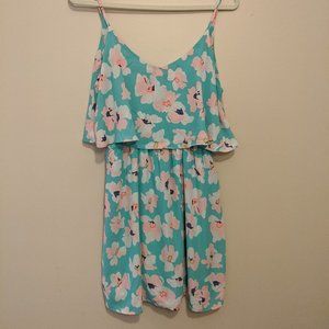 3/$10 Super cute blue/flower print dress